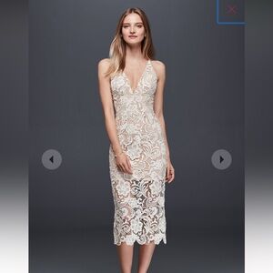 Dress The Population Lace Midi Dress